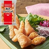 【冷凍】海老conical 18G (ケイエス冷凍食品株式会社/中華調理品/春巻)