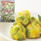 【冷凍】枝豆ととうもろこしのつまみ揚げ 1KG (株式会社ニチレイフーズ/和風調理品/野菜)