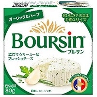 【冷蔵】ブルサン ガーリック&ハーブ 80G (伊藤ハム販売/チーズ/フレッシュチーズ)