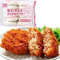 【冷凍】岩下の新生姜メンチカツ・70 70G　12食入 (四国日清食品株式会社/洋風調理品/カツ)