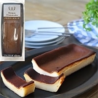 【冷凍】バスクチーズケーキ 200G (日本リッチ/冷凍ケーキ/フリーカットケーキ)