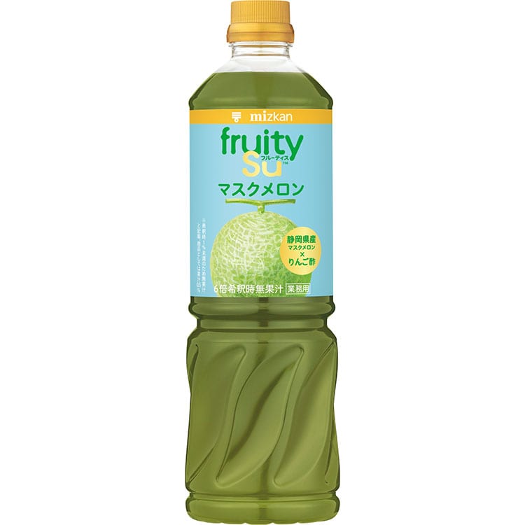 【常温】業務用フルーティスりんご酢マスクメロン 1L (株式会社Mizkan/果汁飲料)