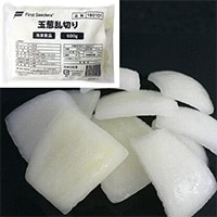 【冷凍】椿食品)玉葱乱切り 3MM 500G (ファーストシーダーズ株式会社/農産加工品【冷凍】/茎菜類)