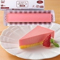 【冷凍】FC いちごムース(食物繊維) 430G (株式会社フレック/冷凍ケーキ/フリーカットケーキ)