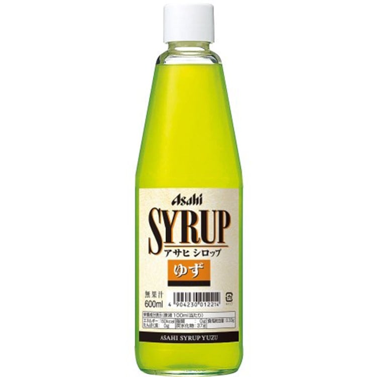 【常温】アサヒシロップ ゆず (瓶) 600ML (アサヒ飲料/シロップ)