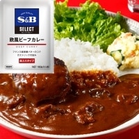 【常温】セレクトカレー 欧風ビーフカレー 180G　10食入 (エスビー食品株式会社/カレー/レトルト)