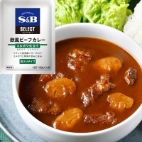 【常温】セレクトカレー 欧風ビーフカレーミルポワ仕立て 180G　10食入 (エスビー食品株式会社/カレー/レトルト)