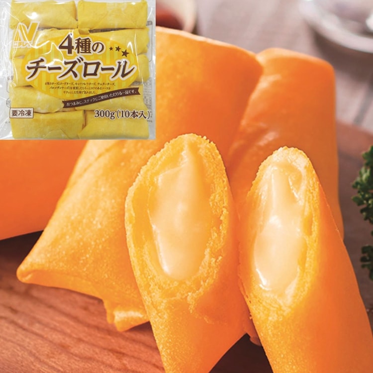 【冷凍】4種のチーズロール 30G　10食入 (株式会社ニチレイフーズ/中華調理品/春巻)