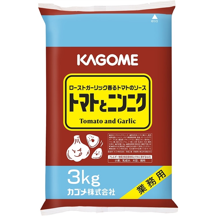 【常温】トマトとニンニク 3KG (カゴメ株式会社/トマト加工品)