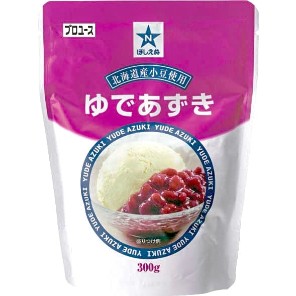 【常温】ほしえぬ ゆであずき 300G (キユーピー株式会社/和風デザート)