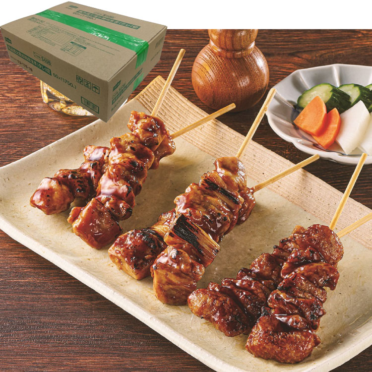 【冷凍】備長炭火焼き鳥ねぎま(タレ付) 35G (株式会社ニッスイ/鶏加工品/焼き鳥)