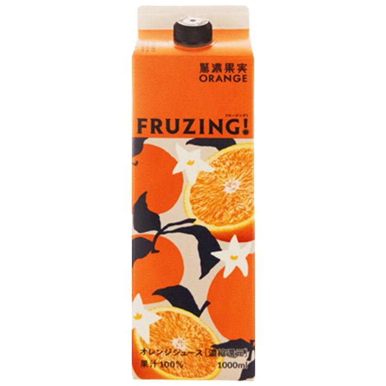【常温】GS FRUZING! 驚濃果実ORANGE 1000ML (株式会社ジーエスフード/果汁飲料)