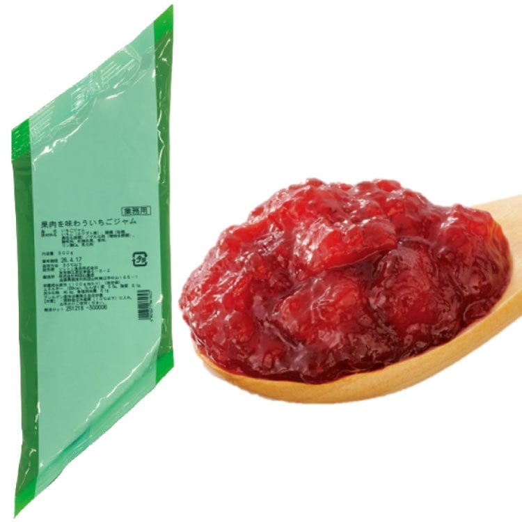 【常温】果肉を味わういちごジャム 500G (ソントン食品株式会社/ジャム・ソース)