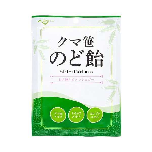クマ笹ノンシュガーのど飴