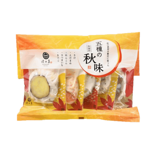 五種の秋味 5枚クリスタルパック入