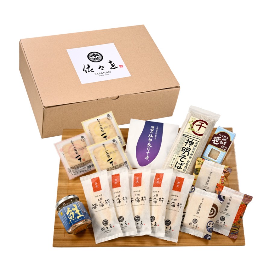 伊達-412 (送料込！宮城の名産品4品とかまぼこ11枚のご自宅用セット)