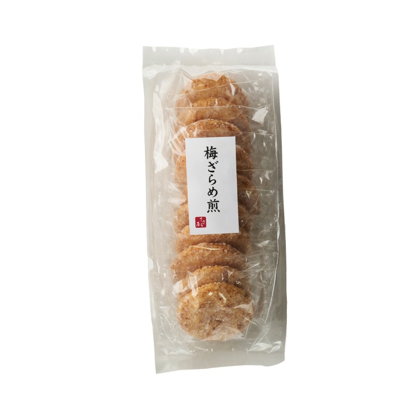 買い誠実 | 10枚入 梅ざらめ煎 厚焼きせんべい ささら屋オンラインショップ | 菓子
