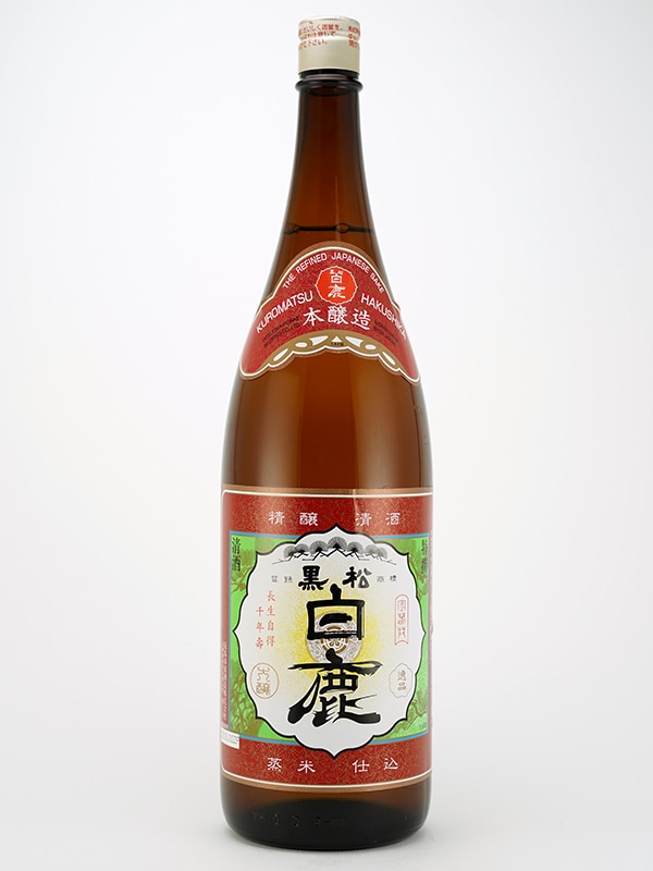 黒松白鹿 特撰 本醸造 四段仕込 1800ml