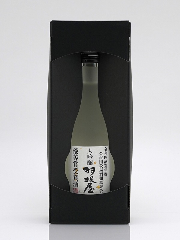 羽根屋 大吟醸 袋吊り 令和4酒造年度 金沢国税局酒類鑑評会 優等賞受賞酒 180ml ※クール便推奨
