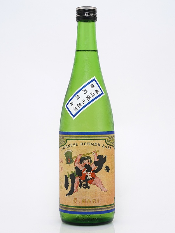 若葉 特別純米 生原酒 大いばり 青ラベル 720ml ※クール便推奨