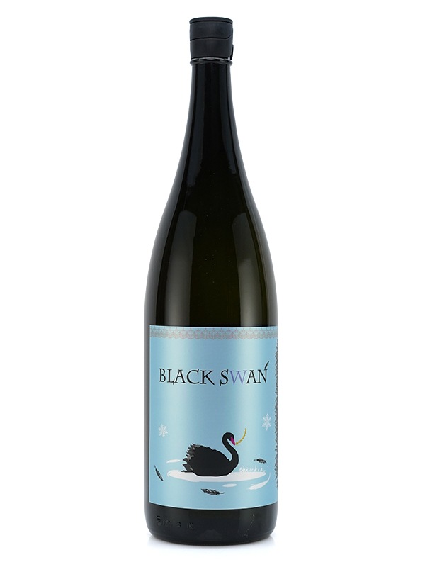 白木久 純米 生原酒 BLACK SWAN 1800ml ※クール便推奨