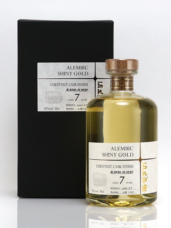 らんびき SHINY GOLD #10 CHESTNUT CASK FINISH 7年 500ml