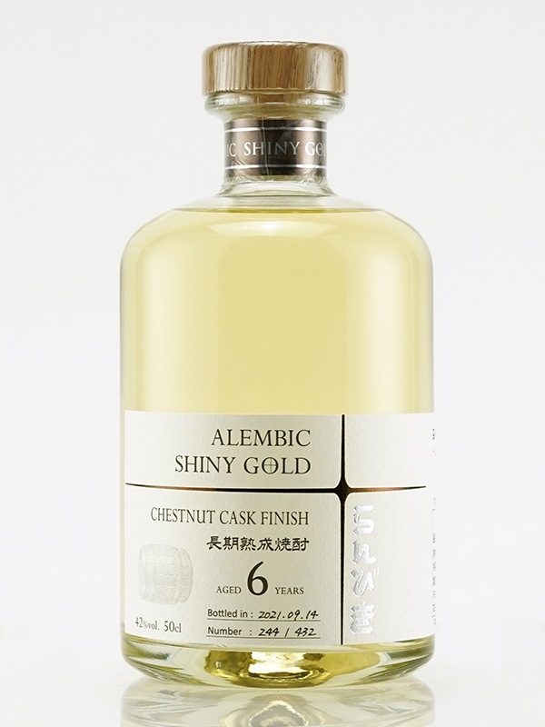 らんびき SHINY GOLD #04 CHESTNUT CASK FINISH 6年 500ml