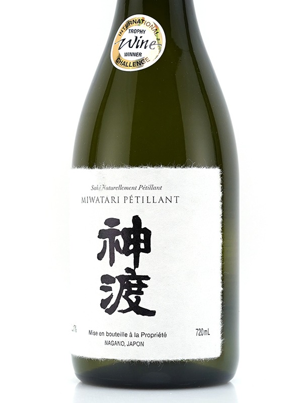 神渡 純米吟醸 PETILLANT ペティアン 微発泡 720ml ※クール便推奨