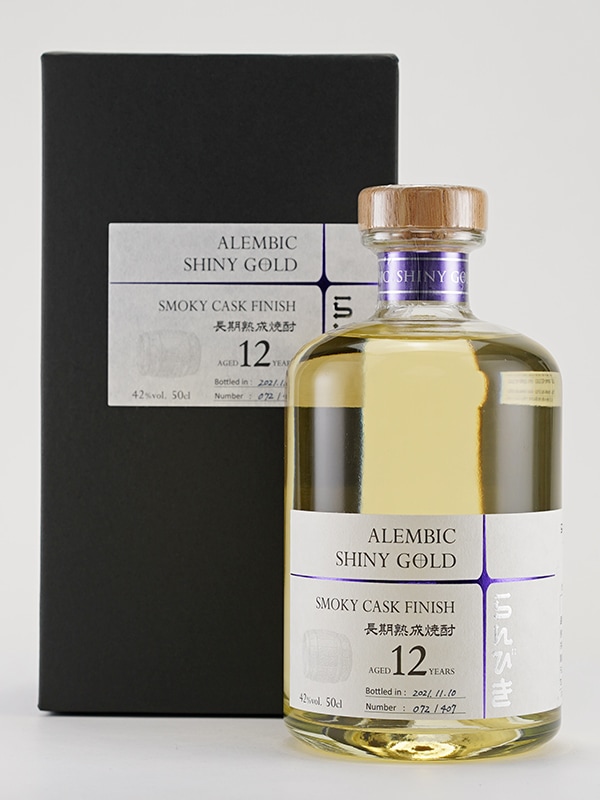 らんびき SHINY GOLD #05 SMOKY CASK FINISH 12年 500ml