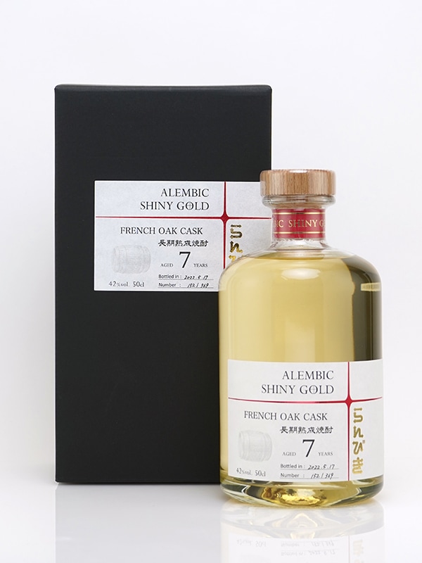 らんびき SHINY GOLD #09 FRENCH OAK CASK 7年 500ml
