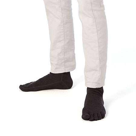 メンズ5本指靴下