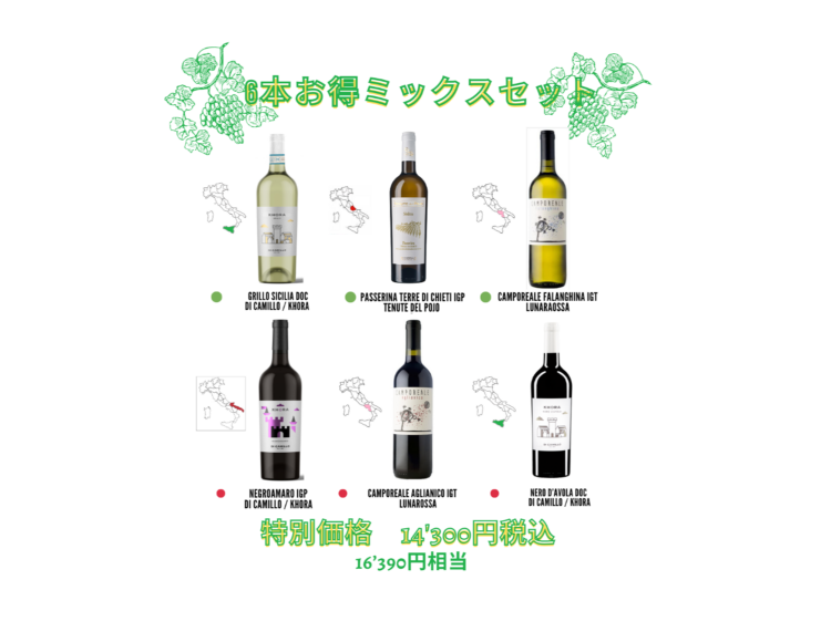 6本お得ミックスセット