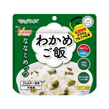 7年保存】(34) ななこめっつ わかめご飯｜非常食・保存食の通販店