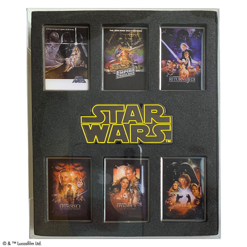Star Wars ピンバッジセット Saga ロゴ ポスター柄 Star Wars スター ウォーズ ファッション小物 アクセサリー Satellite サテライト