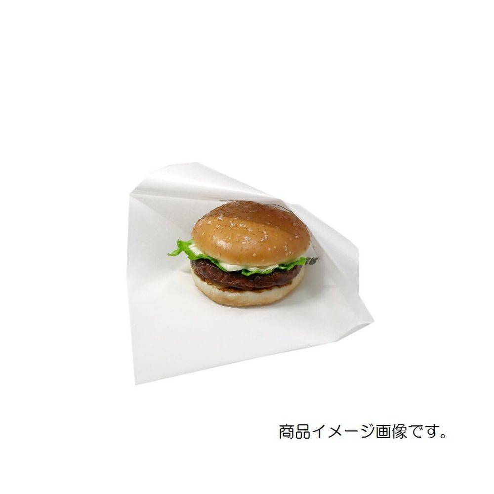 バーガー袋 No.18 茶無地　3000枚 バーガー袋 No.18 無地3000枚（100枚×30）｜foodware+