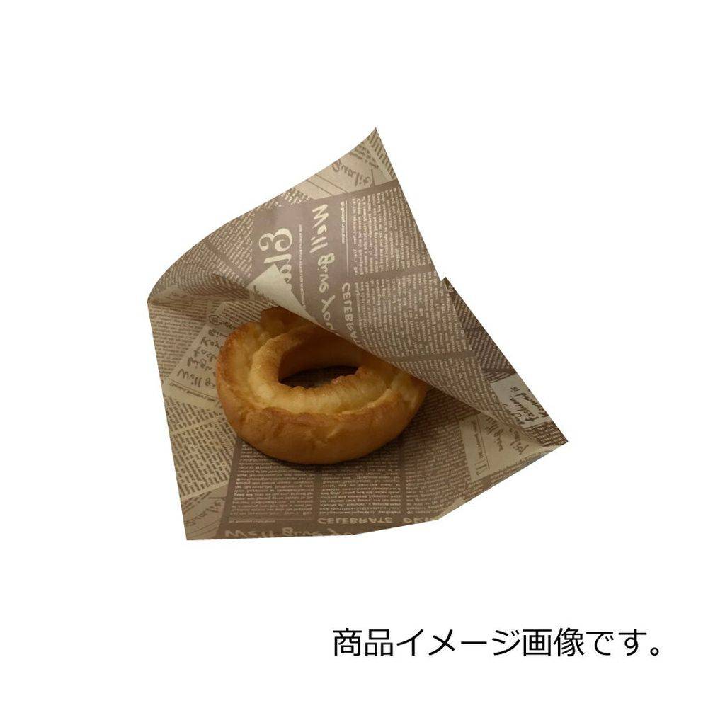 バーガー袋 No.15 150mm x 150mm 4000枚入 バーガー袋 No.15 150mm x 150mm 4000枚入