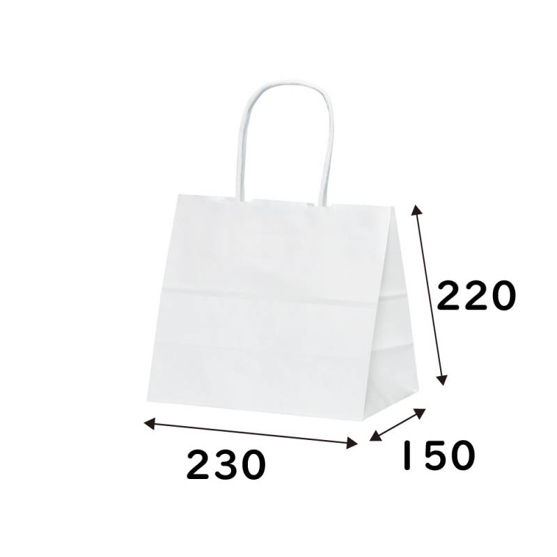 ケース販売】紙袋 HV2315 晒無地 200枚 <br>サイズ230