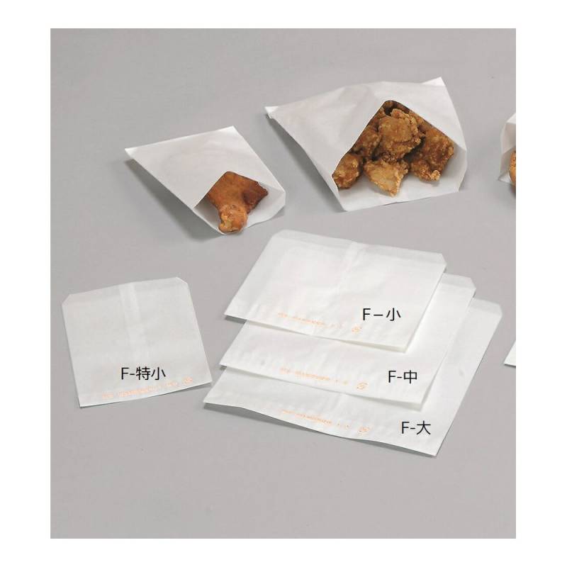 ケース販売】ニュー耐油袋 F－特小 6000枚 <br>巾115×長さ
