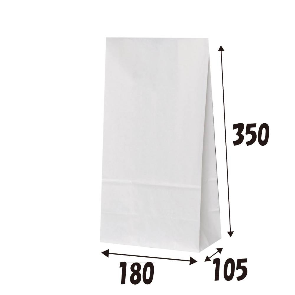 角底袋 H12 晒 無地 100枚 Br 紙袋 ﾏﾁ付紙袋 白 紙袋 角底袋 晒 サトーイク 本店