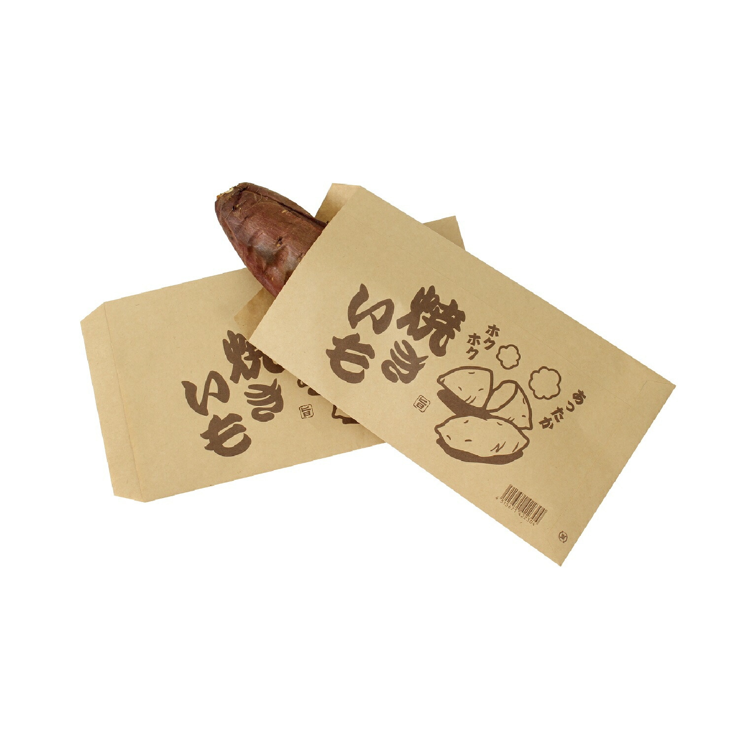 焼き芋袋　1500枚 大阪ポリエチレン販売株式会社 焼き芋袋 B No.307 8233 2000枚/包（ご