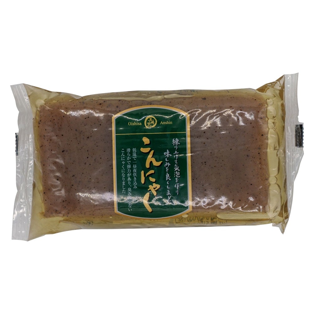 こんにゃくん こんにゃくパーク こんにゃく 田舎育ち 板こんにゃく 黒 Lサイズ 糖質0