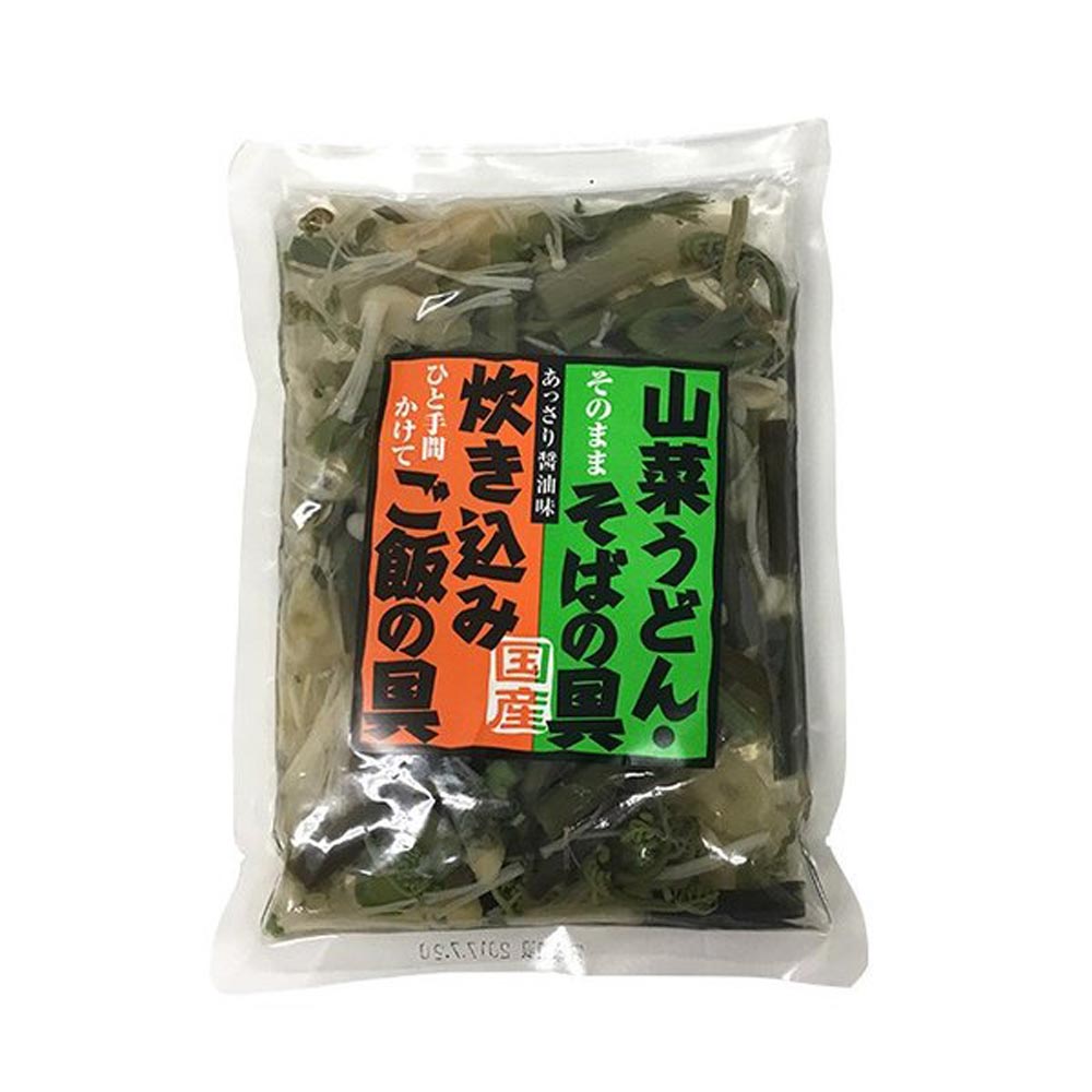 野菜 フルーツ 山菜 3月 5月 山菜 うどん そば 炊込みご飯 の 具 国産 山の珍味 あっさり醤油味 100ｇ 味付き ファミリーストアさとう 公式 飛騨高山のご当地食材