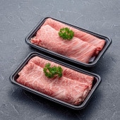 【食彩館しょうばらゆめさくら ミート工房】<br>比婆牛 ロース2種すき焼きセット 400g