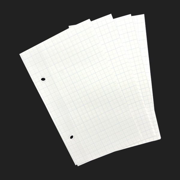 耐水メモ用紙（2穴）50枚