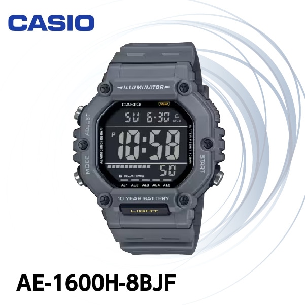 【カシオ腕時計】AE-1600H-8BJF
