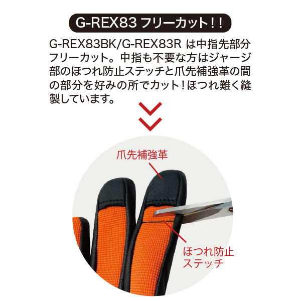 (美品)トンボレックス R-330R Mサイズ トンボレックス レスキュー消防手袋/グローブ R-330R オレンジ