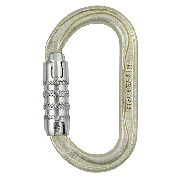 PETZLカラビナ オグザントライアクトロック 【ゴールド】｜petzl