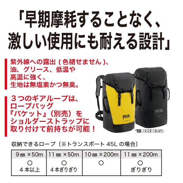 【受発注】トランスポート PETZL