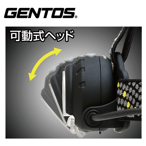 【新品未使用】GENTOS HLP-2502 ヘッドライト 570ルーメン HLP-2502 - GENTOS
