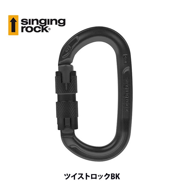 OXYオーバル型カラビナBK【スクリュー/ツイスト/トリプル】｜その他の